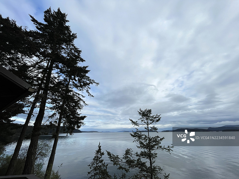 萨利什海，圣胡安岛，华盛顿州图片素材