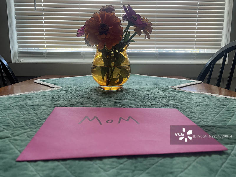 带有花卉背景的妈妈贺卡图片素材