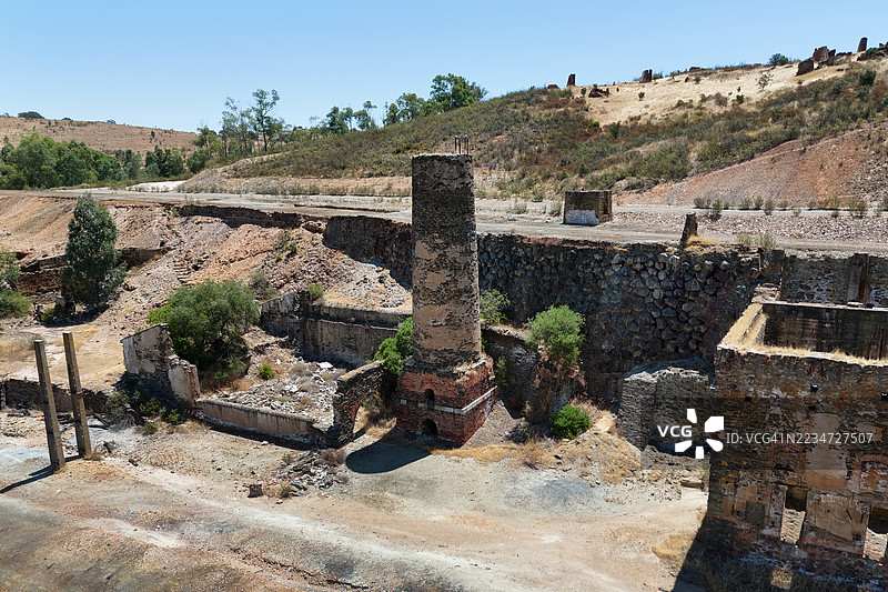 圣多明戈斯矿区，废弃的采矿区图片素材