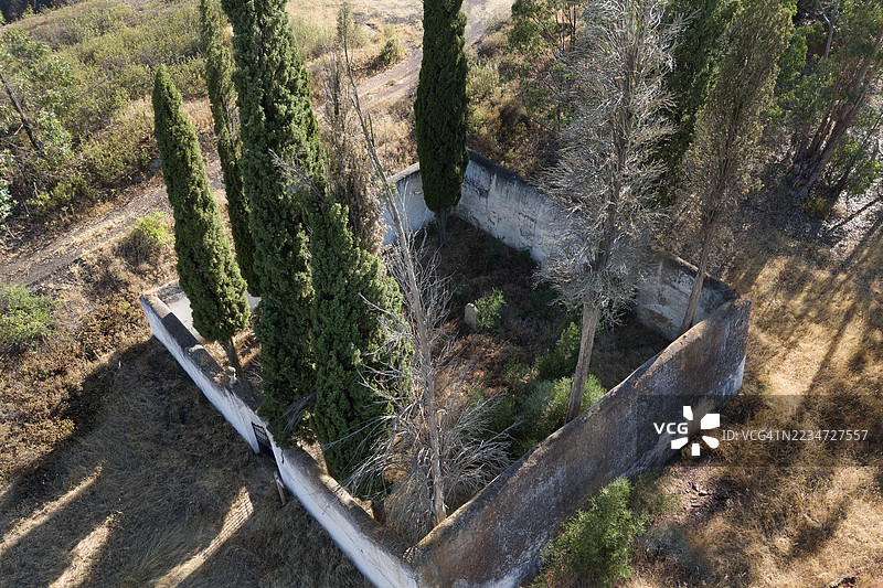 圣多明戈斯矿区，废弃的采矿区图片素材