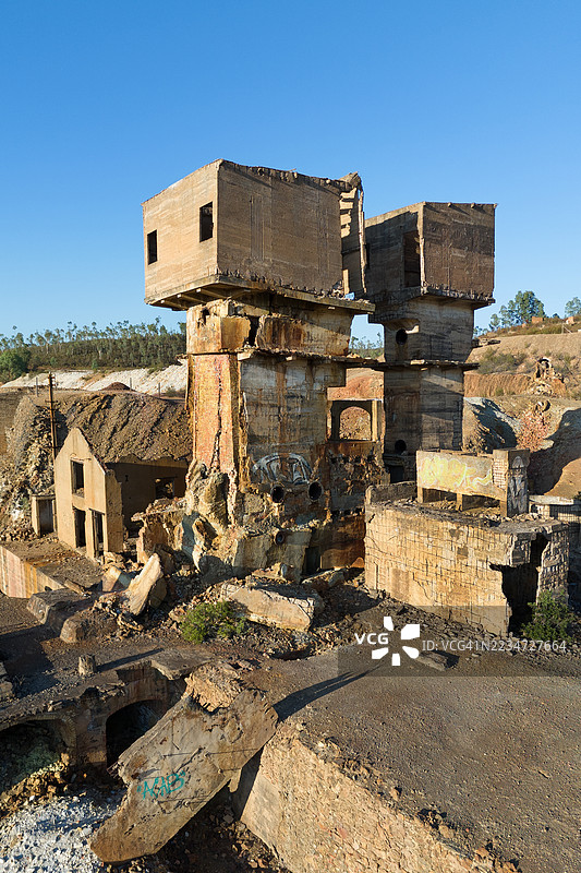 圣多明戈斯矿区，废弃的采矿区图片素材