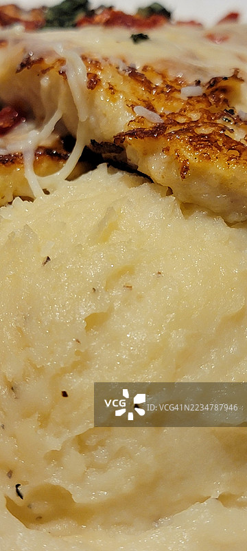 帕尔马干酪鸡肉奶酪条意大利印度食品面条图片素材