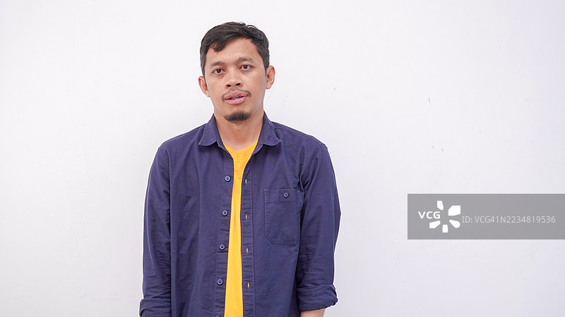 平面表情，摄影棚拍摄图片素材