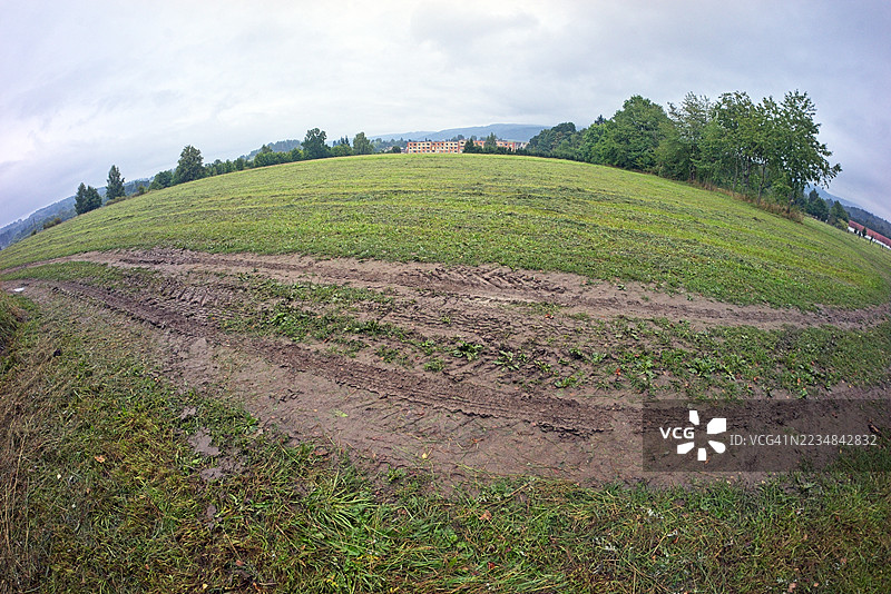 乡村的农田图片素材