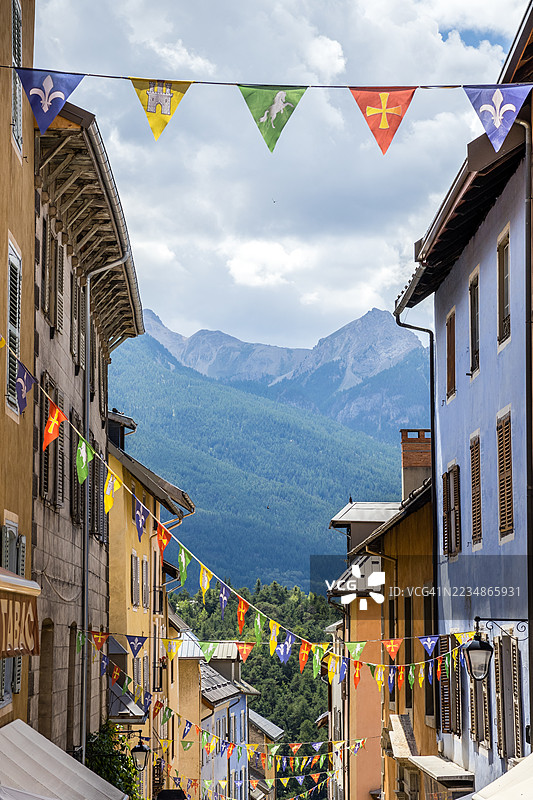 布里扬松老城的街道图片素材