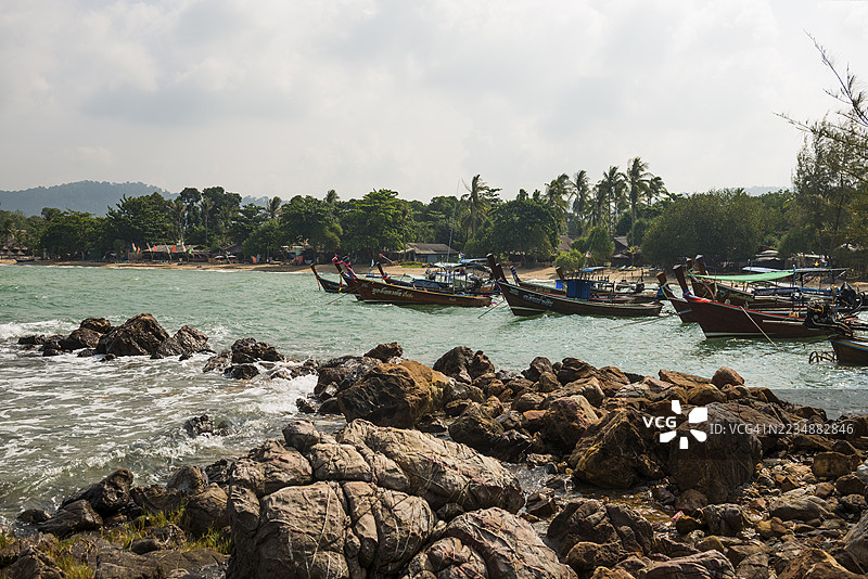 卡萨湾，萨拉丹，科兰塔，克拉比省，泰国南部，安达曼海，泰国图片素材