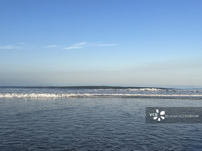 海洋与蓝天的美丽景色，美国，USA图片素材
