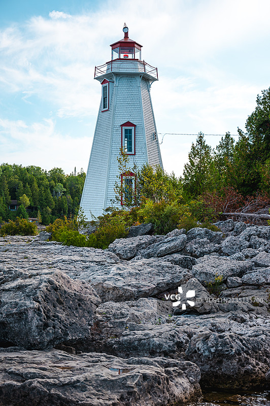托伯莫里的大桶灯塔图片素材