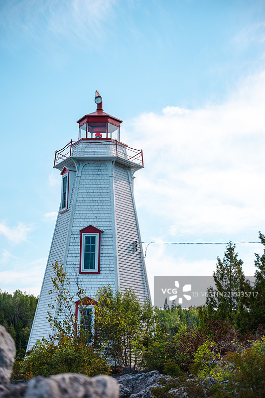 托伯莫里的大桶灯塔图片素材