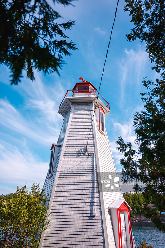 托伯莫里的大桶灯塔图片素材