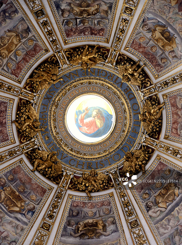 圆顶 - 圣玛利亚大教堂的西斯廷礼拜堂图片素材