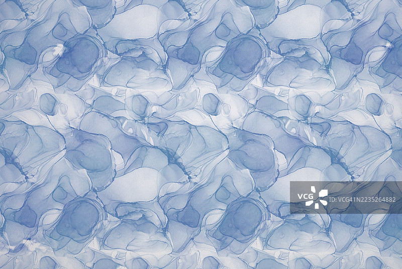 蓝色酒精墨水艺术抽象背景图片素材