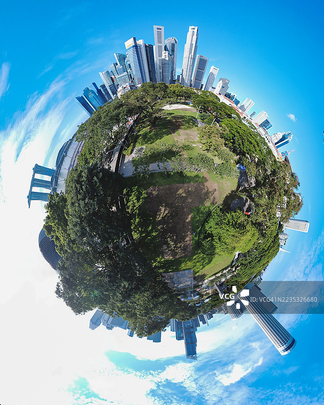 新加坡，滨海湾图片素材