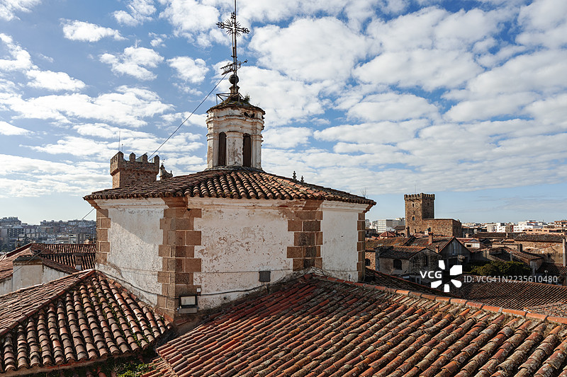 卡塞雷斯老城，埃斯特雷马杜拉（西班牙）图片素材