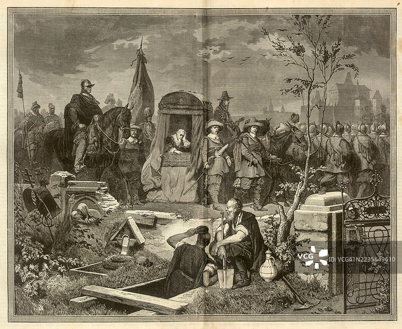 瓦伦斯坦抵达切布（埃格尔）图片素材