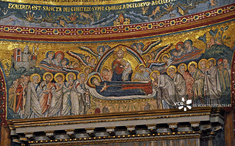 圣玛利亚大教堂 - 雅各布·托里蒂 - 处女安息图片素材