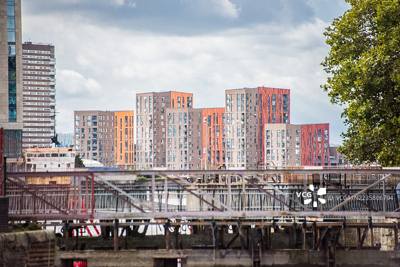 伦敦城市岛住宅综合体，利默斯图片素材