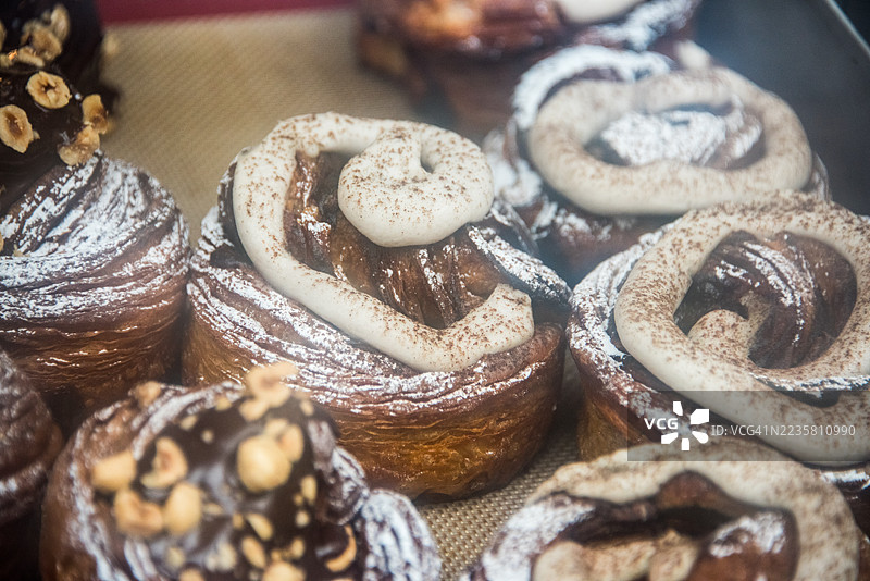 曲奇奶油松饼图片素材