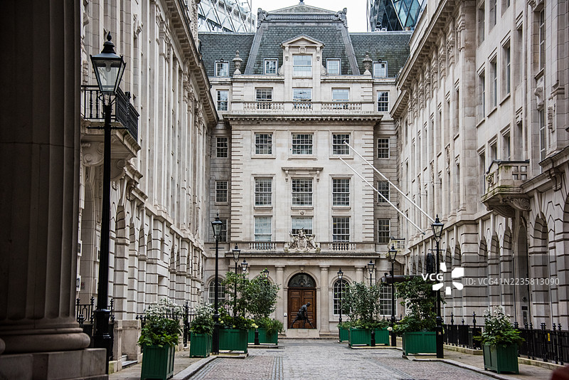 伦敦市海伦斯广场的皮货商协会会堂图片素材