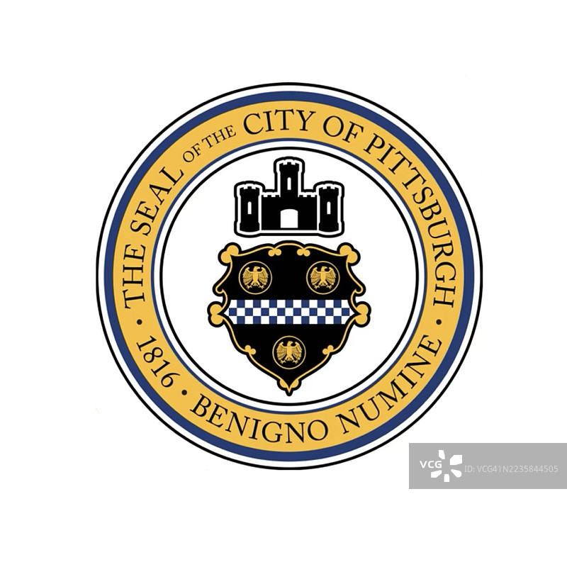 匹兹堡市徽图片素材