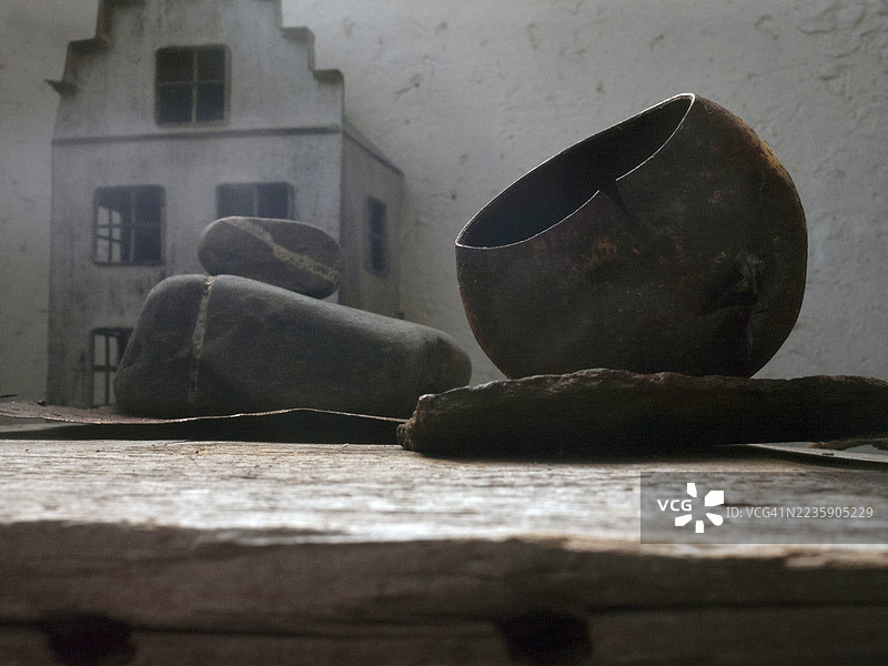 静物风景与模型房屋图片素材