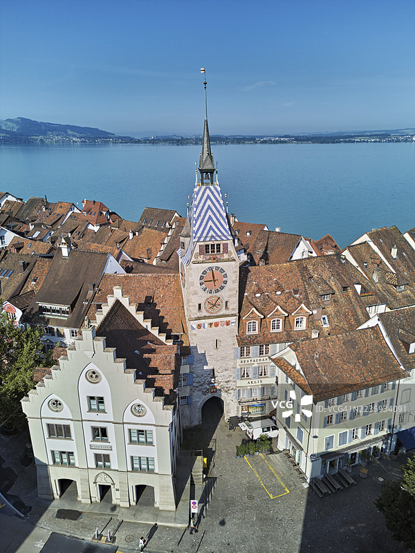 齐特塔，楚格老城，楚格州，瑞士图片素材