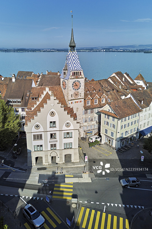 齐特塔，楚格老城，楚格州，瑞士图片素材