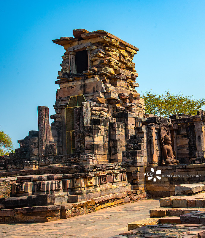 印度中央邦联合国教科文组织世界遗产地，桑奇大塔遗址。图片素材