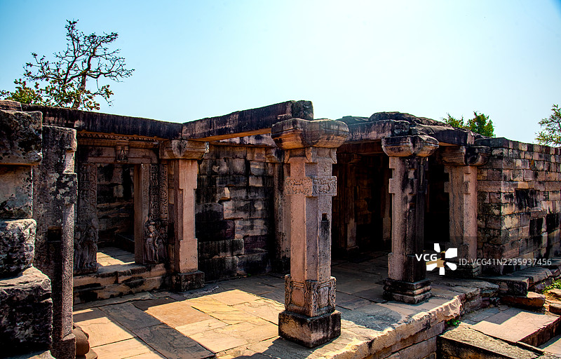 印度中央邦联合国教科文组织世界遗产地，萨奇佛塔遗址。图片素材