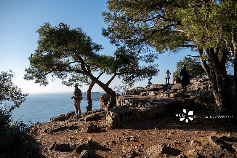 哈吉亚·乔治山的宁静图片素材