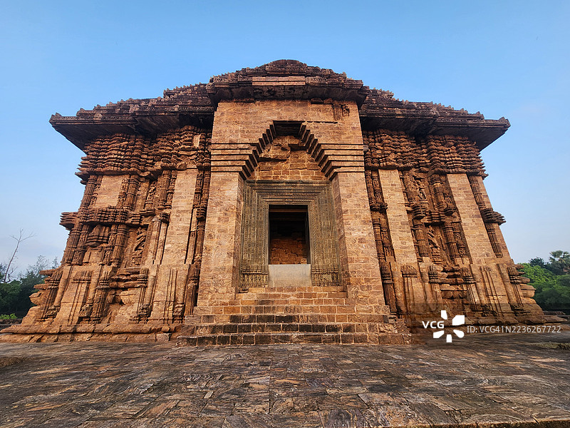 印度奥里萨邦的科纳克太阳神庙图片素材