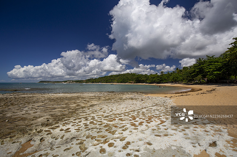 巴伊亚州特朗科索的镜子海滩图片素材
