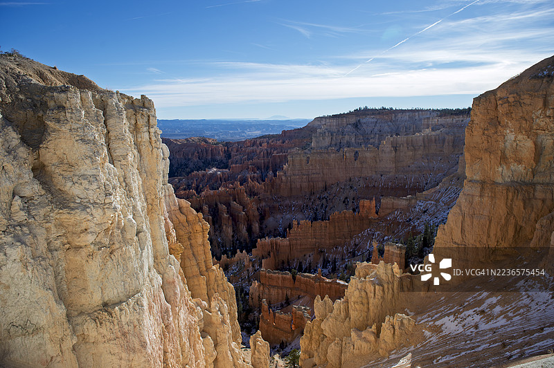 布莱斯峡谷的岩石 formations图片素材