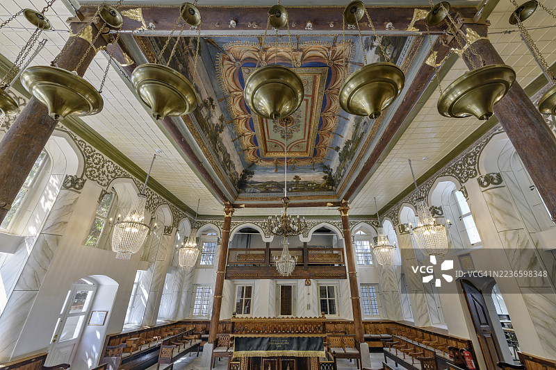 盐泊犹太会堂的信仰低语图片素材