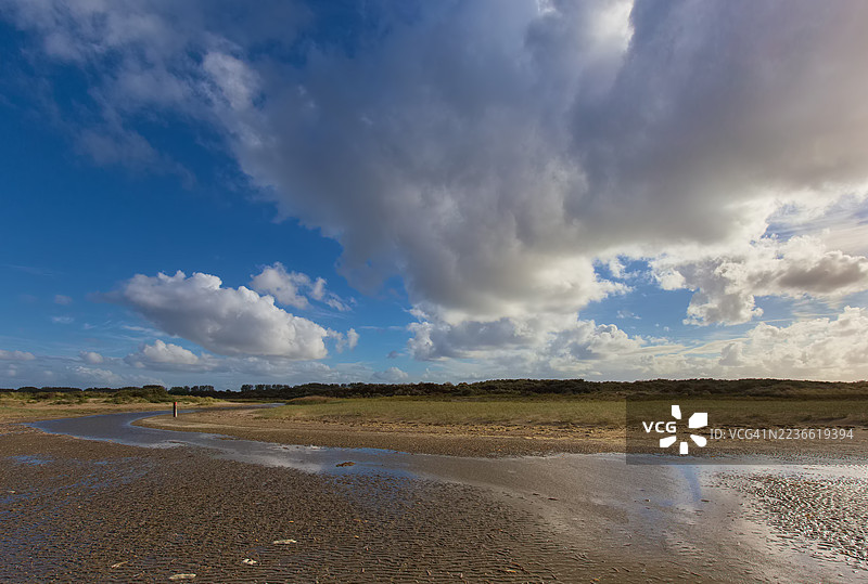 Kwade Hoek自然保护区，位于斯特伦丹和奥德多普附近，位于戈雷-奥弗弗拉克基。图片素材