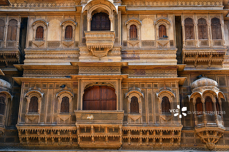 帕特旺基哈维利，杰伊萨尔梅尔，拉贾斯坦图片素材