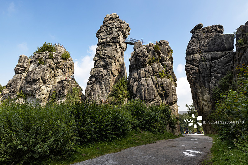 旅行目的地：通往特奥图堡森林的外斯特奈山之路图片素材
