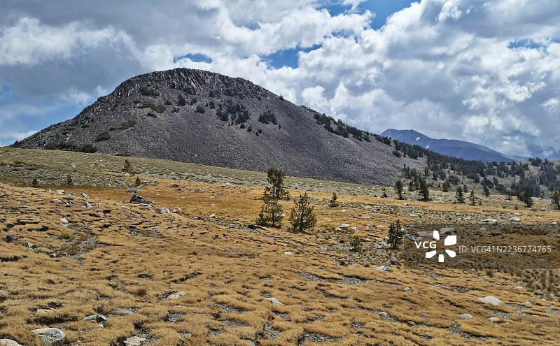优胜美地国家公园的盖勒峰景观图片素材