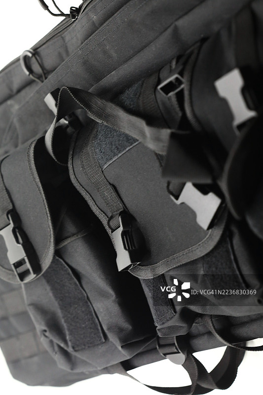 特警执勤用的战术背包图片素材