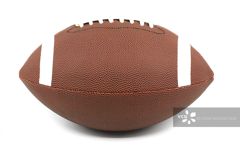 足球，侧视图，孤立在白色背景上图片素材