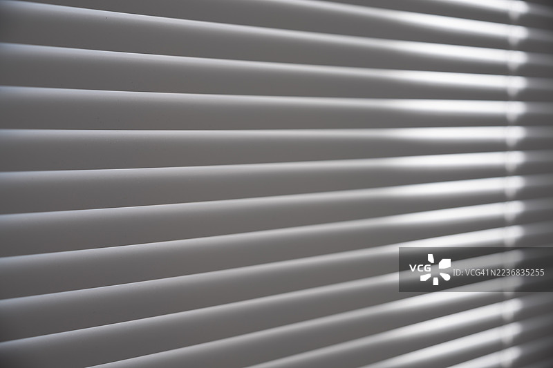 百叶窗的纹理；家具部件的特写图片素材