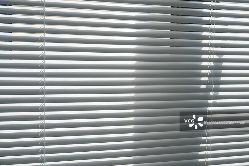 百叶窗的纹理；家具部件的特写图片素材