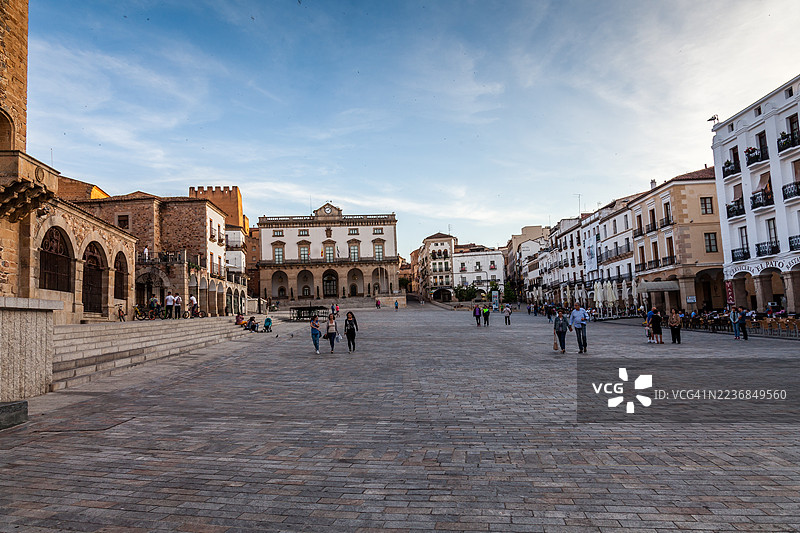 卡塞雷斯主广场图片素材