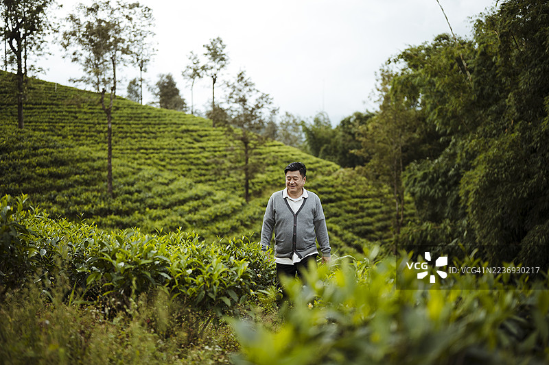 旅行者在自然美景中享受惬意时光图片素材