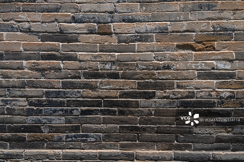 装饰表面 – 砖墙纹理全景图片素材