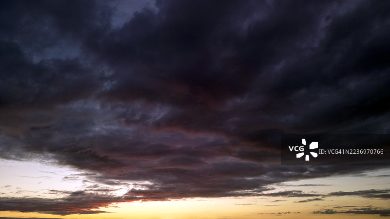 日落云彩图片素材