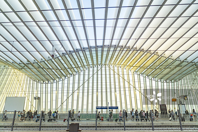 雷焦艾米利亚火车站图片素材