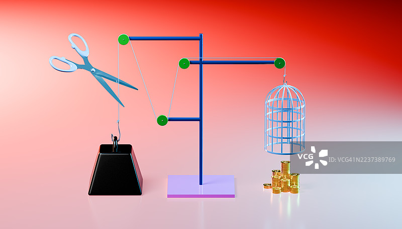 风险链式反应——财富的脆弱性图片素材
