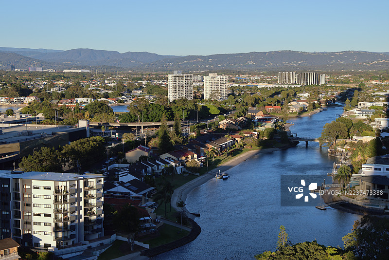 澳大利亚昆士兰州黄金海岸的布罗德海滩水域图片素材