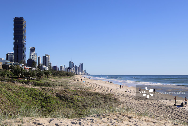 澳大利亚昆士兰州黄金海岸的布罗德海滩图片素材